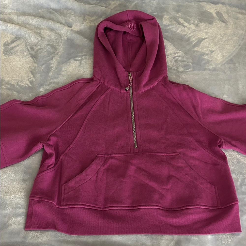 Scuba Oversized Half-Zip Hoodie